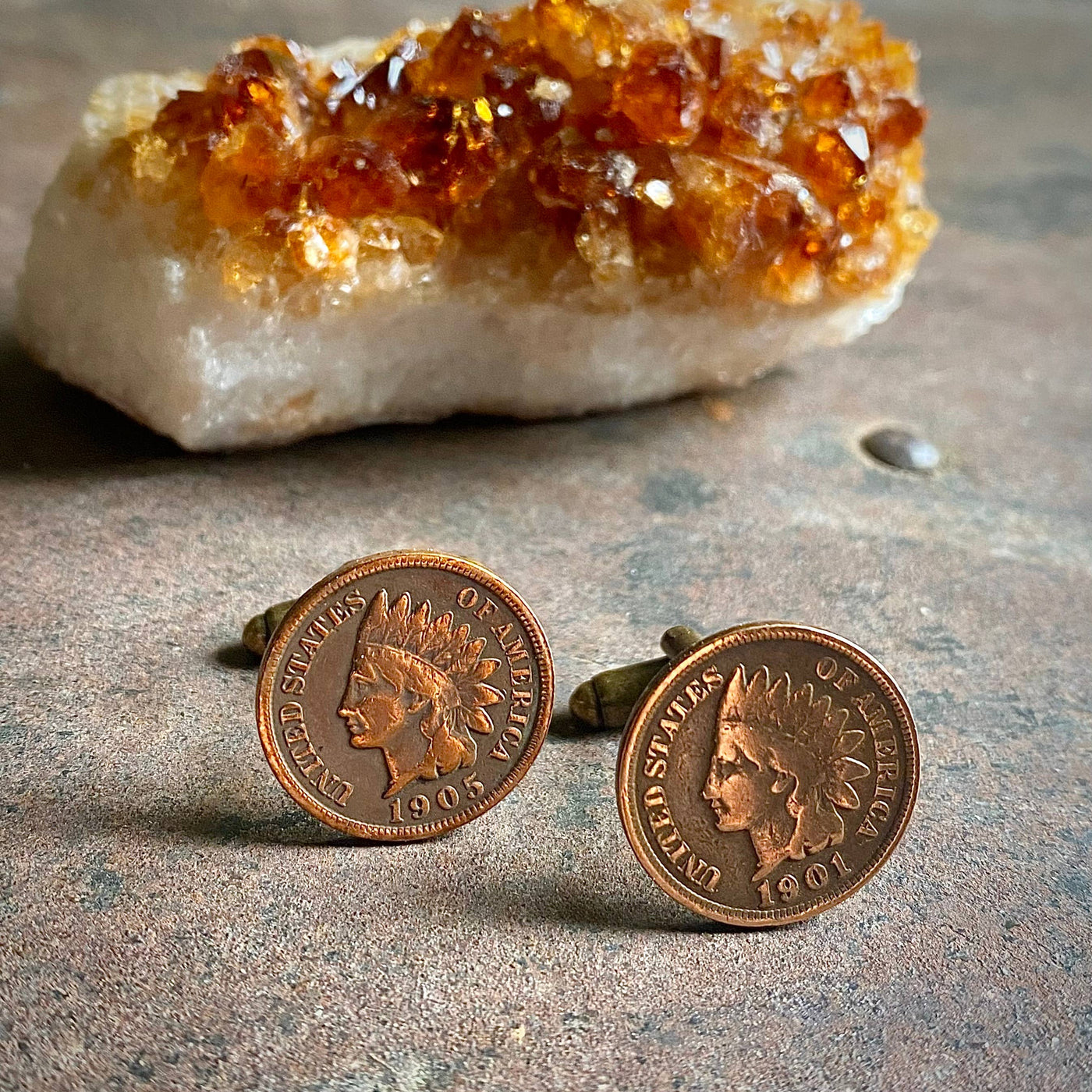 Indian Head Cent Cuff Links