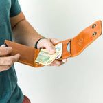 Load image into Gallery viewer, Trifold Leather Wallet
