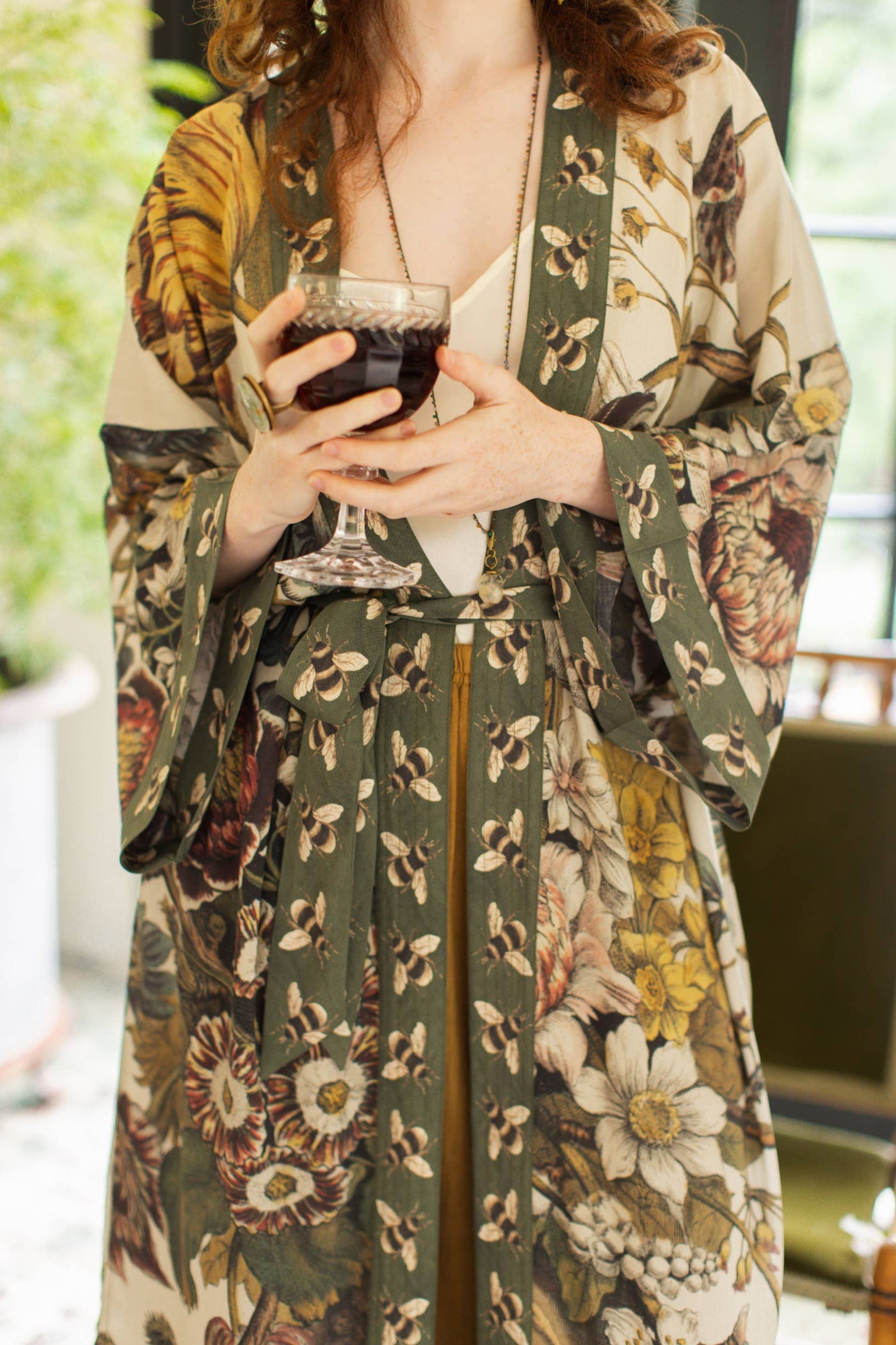 Love Grows Wild Floral Bamboo Kimono