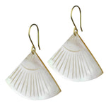 Load image into Gallery viewer, Zahara Fan Earrings
