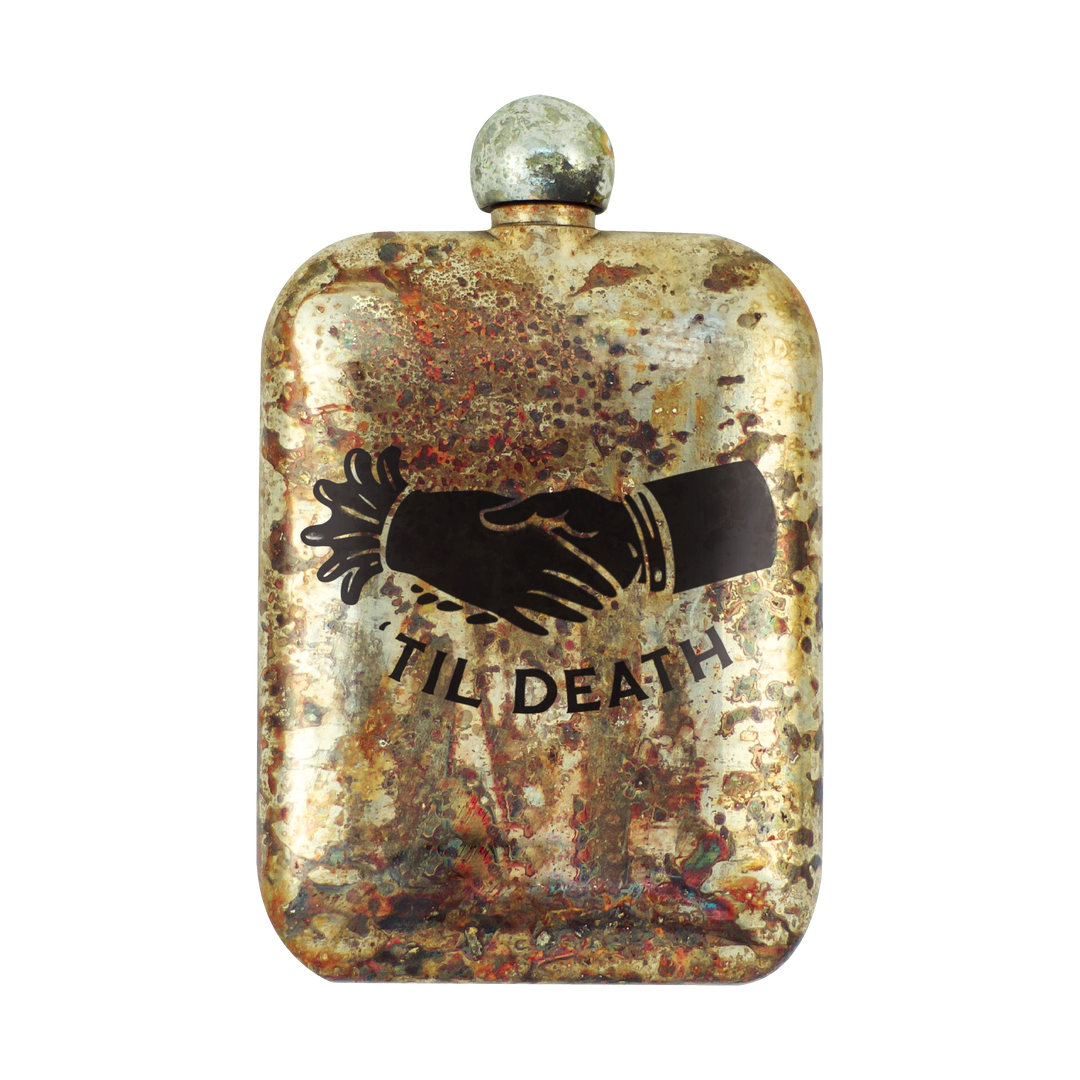 Til Death Whiskey Flask