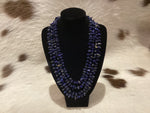 Load image into Gallery viewer, 4-Strand Lapis Lazuli Necklace
