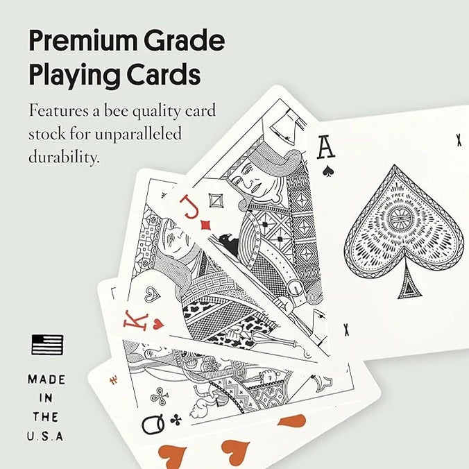 Premium Playing Cards w/ Leather Case