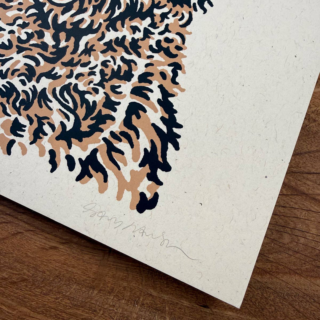 Golden Doodle Cowdog - Signed Silkscreen Print