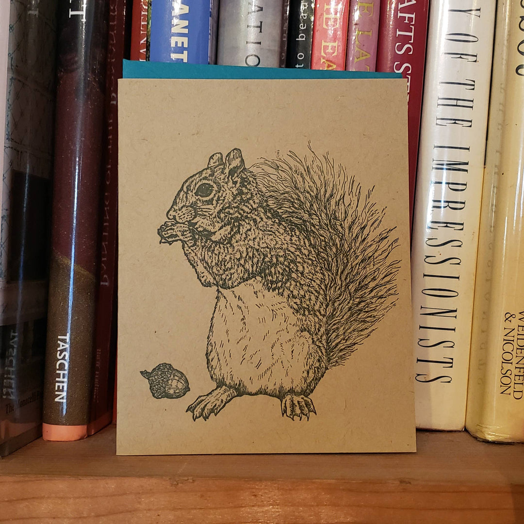 Grey Squirrel Card