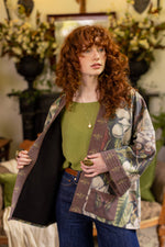 Load image into Gallery viewer, Fleur De Lune Fleece Cottage Cardigan Jacket
