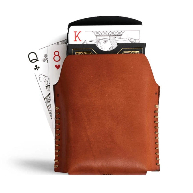 Premium Playing Cards w/ Leather Case