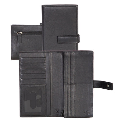 Leather Tab Clutch