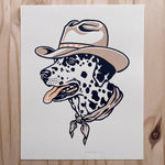 Load image into Gallery viewer, Dalmatian Cowdog - Signed Silkscreen Print