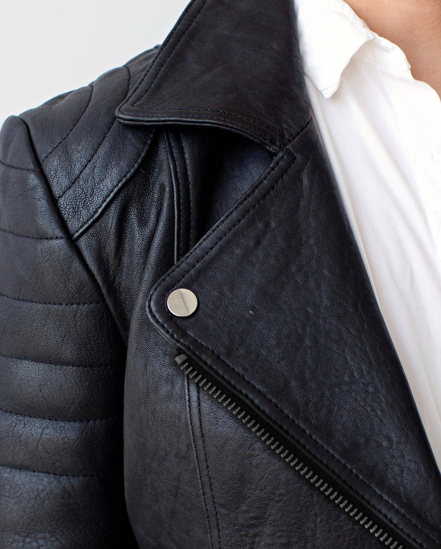 Munroe Leather Biker Jacket