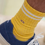 Load image into Gallery viewer, Retro French Combed Cotton Socks
