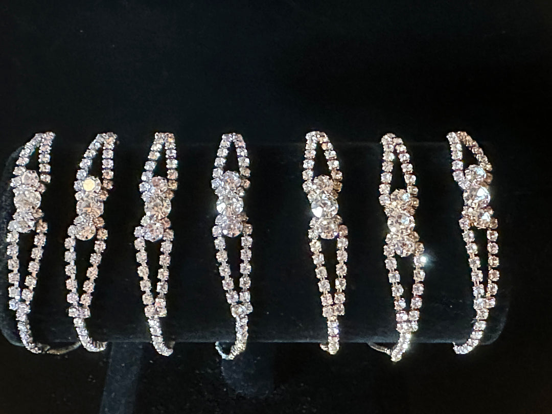 Rhinestone Tassel Bracelets