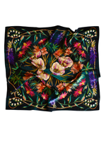 Load image into Gallery viewer, Vivid Wildflowers 100% Mulberry Silk Wild Rag