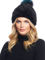 Load image into Gallery viewer, Knitted Faux Fur Hat Neon
