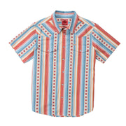 Serape Pearl Snap Short Sleeve - Sedona Red