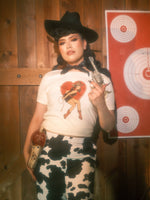 Load image into Gallery viewer, Heart Wrangler Fitted Tee