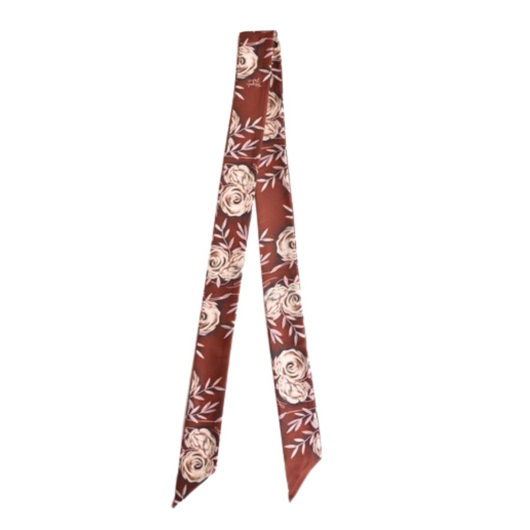 Wild Roses Twilly Scarf