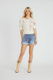 Puff Sleeve Cardigan