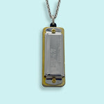Load image into Gallery viewer, Silver Harmonica Necklace