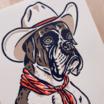 Load image into Gallery viewer, Boxer Cowdog - Signed Silkscreen Print
