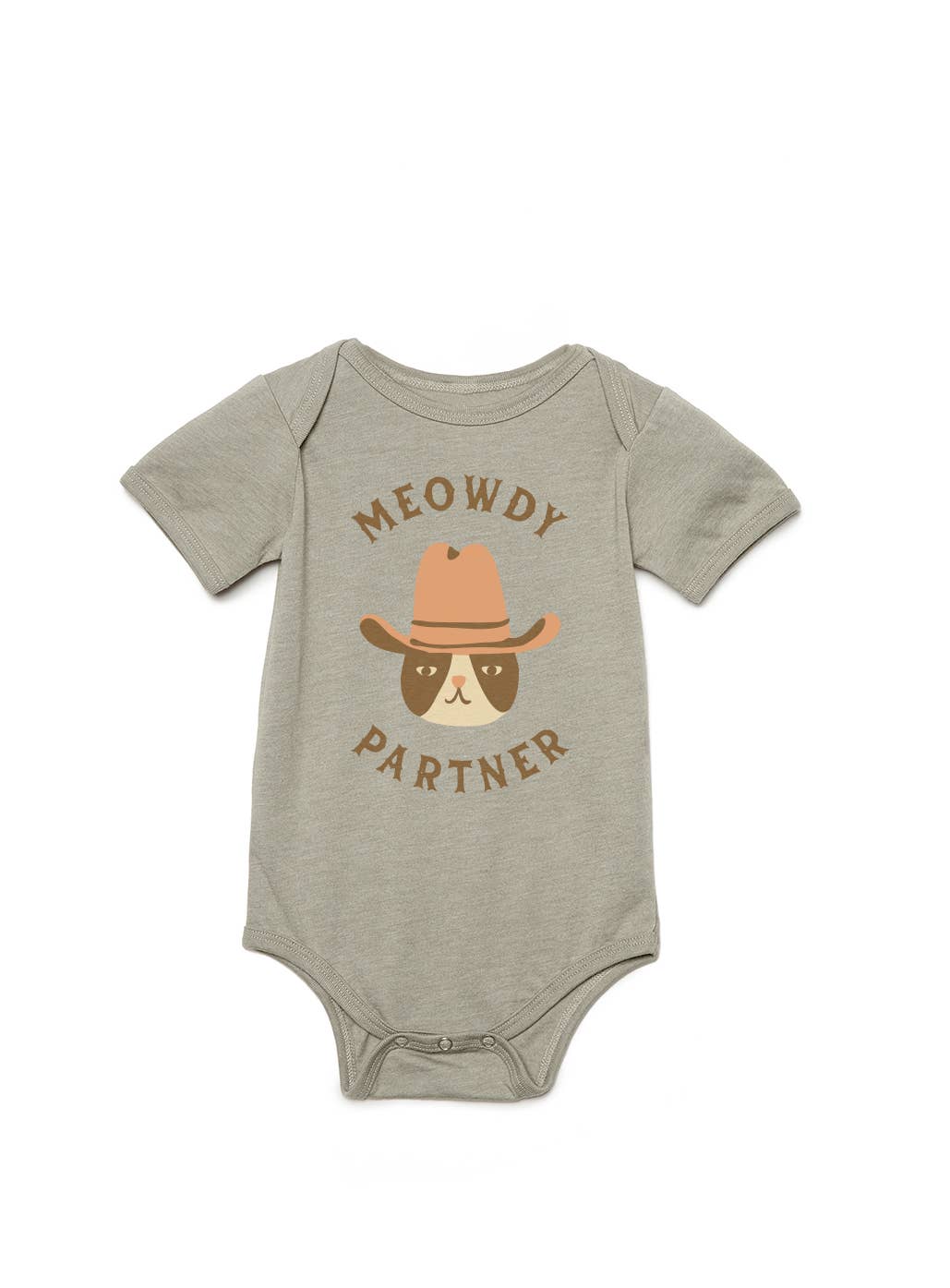 Meowdy Partner Western Infant Onesie