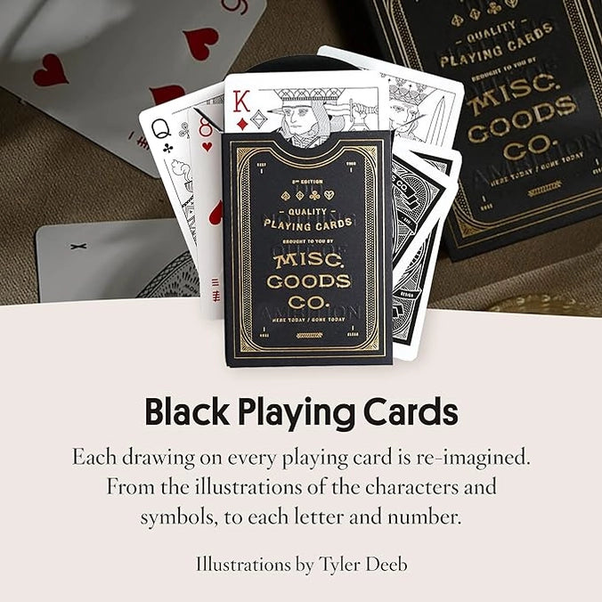 Premium Playing Cards w/ Leather Case