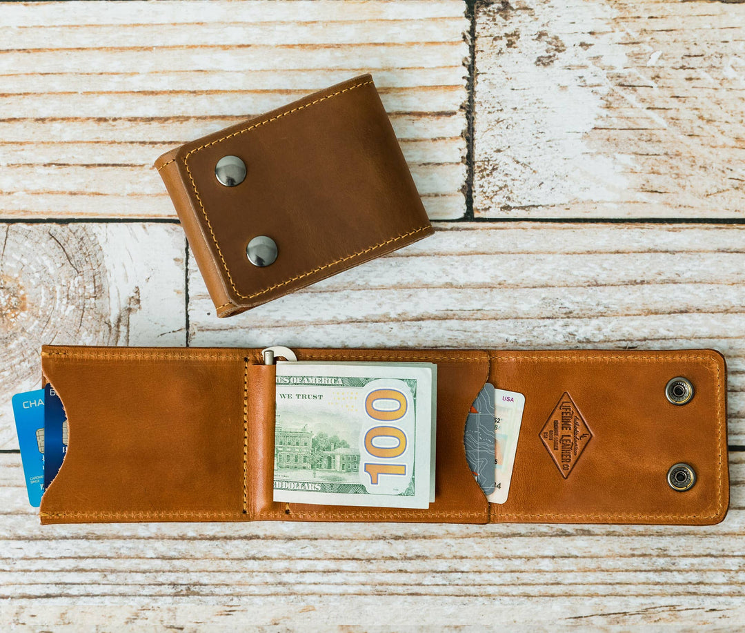 Trifold Leather Wallet