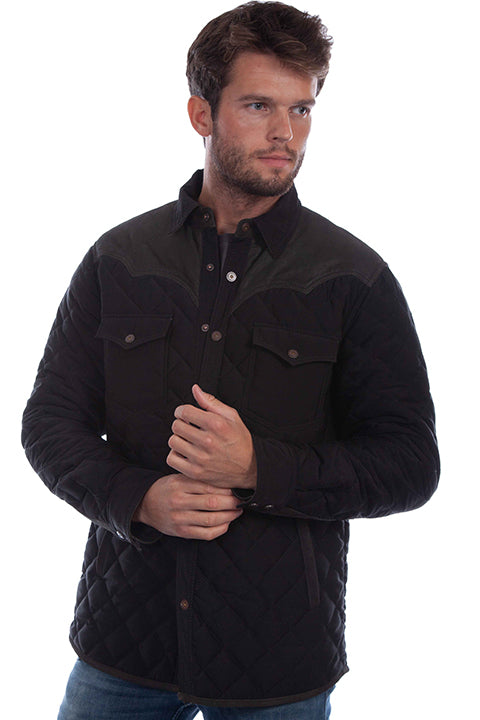 Black Quilted Jacket