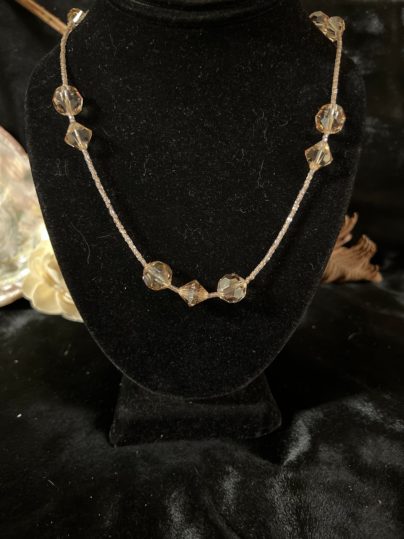 Honey Crystal Necklace