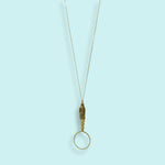 Load image into Gallery viewer, Floral Magnifying Glass Necklace
