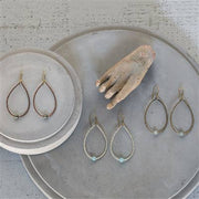 Astrid Pyrite Beaded Earring