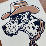 Load image into Gallery viewer, Great Dane Cowdog - Signed Silkscreen Print