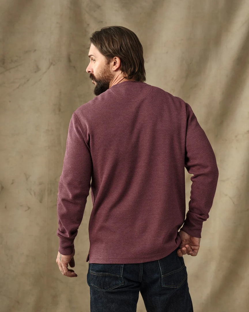 Waffle Knit Henley