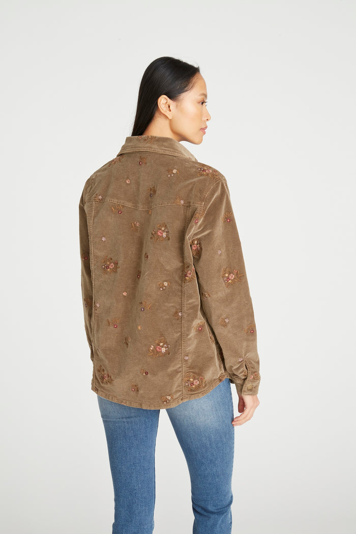 Shayna Corduroy Shirt Jacket