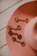 Load image into Gallery viewer, Snaffle Bit Scarf Slide in “Antique Bronze”
