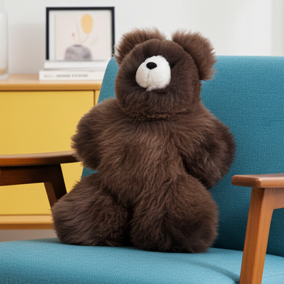 21" Large Alpaca Stuffed Animal - Bear