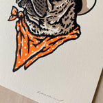Load image into Gallery viewer, French Bulldog Cowdog - Signed Silkscreen Print