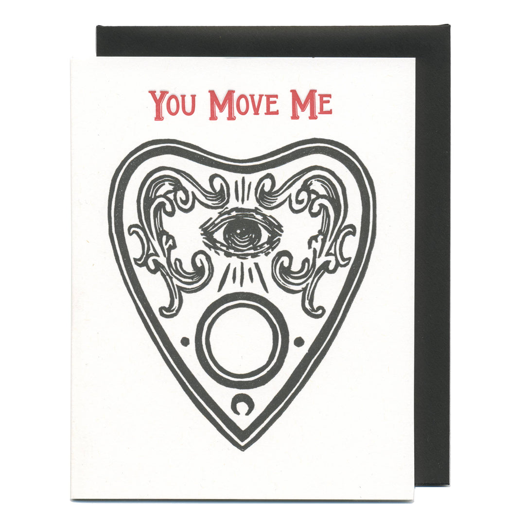 Ouija Planchette Card