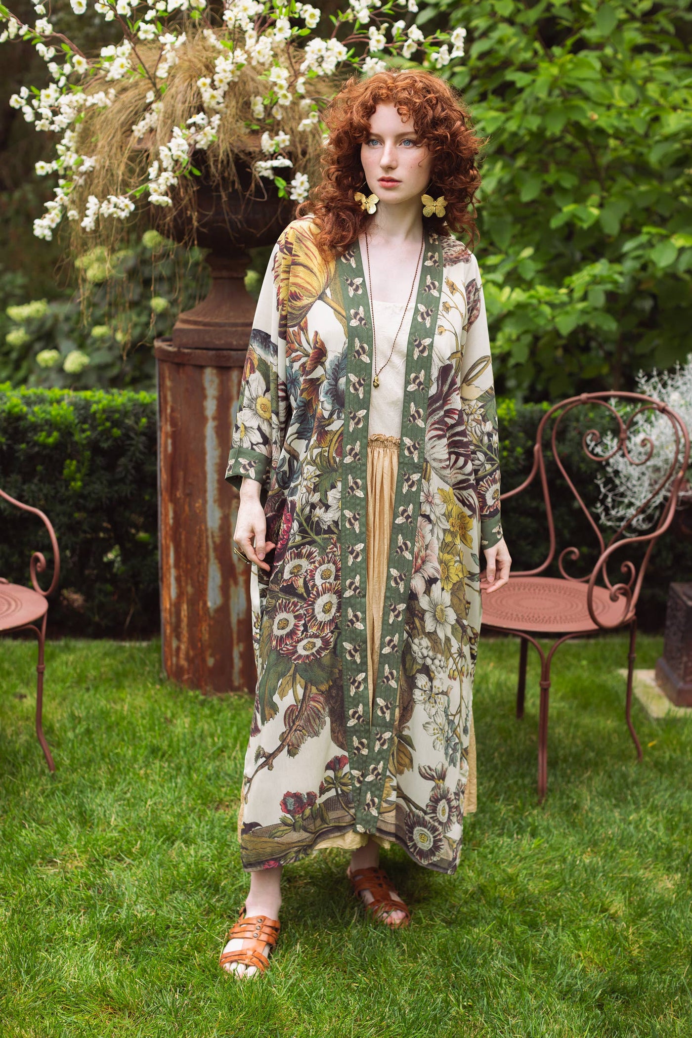 Love Grows Wild Floral Bamboo Kimono