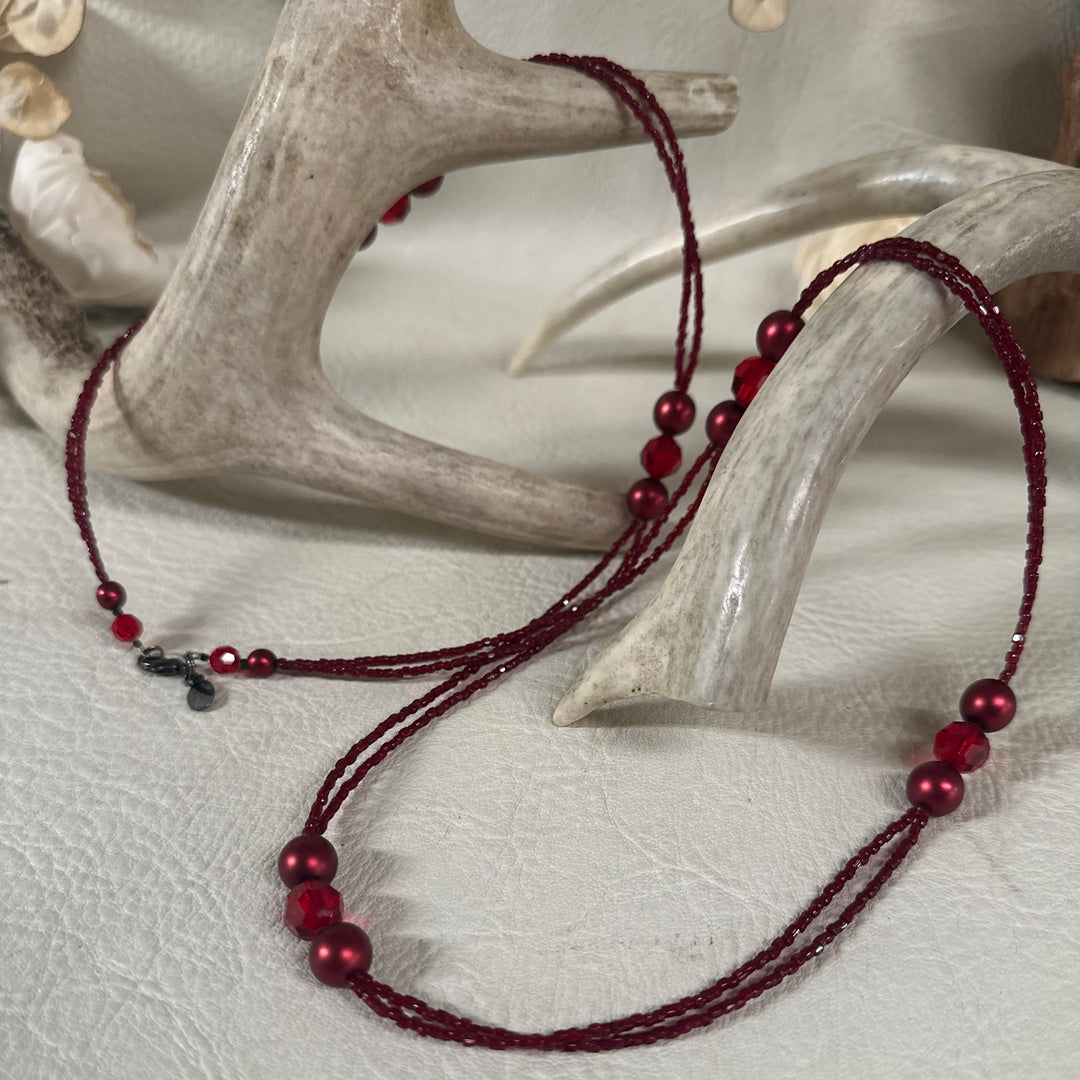 Preciosa Crystal/Pearl Necklaces