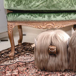 Load image into Gallery viewer, Highland Calf Footstool - Taupe
