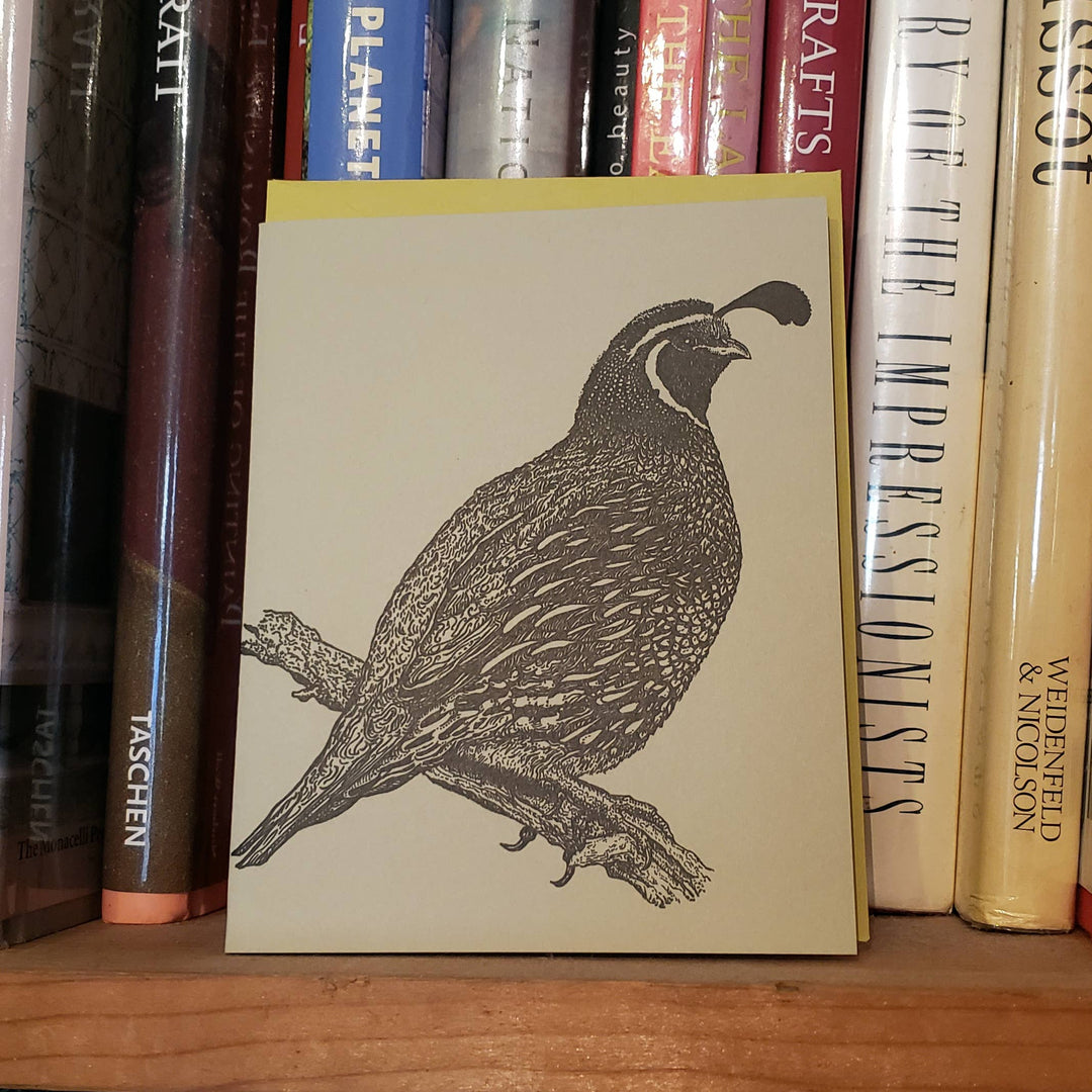 California Quail Card