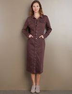 Load image into Gallery viewer, Piece Dyed Denim Dress
