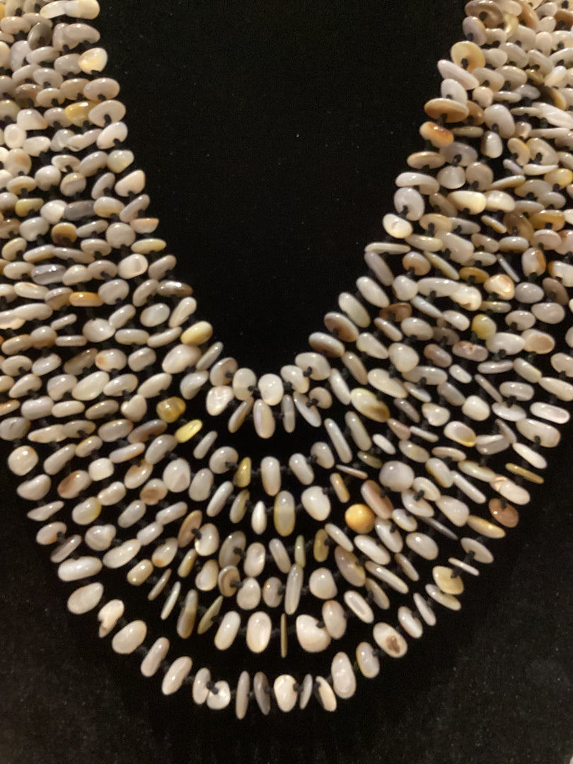 8-Strand Mother-of-Pearl Necklace