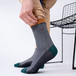 Load image into Gallery viewer, Chevrons Combed Cotton Socks
