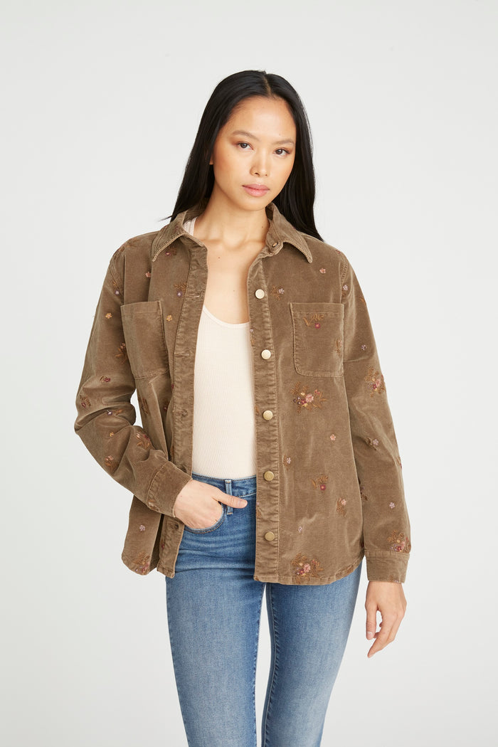 Shayna Corduroy Shirt Jacket