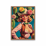 Load image into Gallery viewer, Cactus Cowgirl Art Print
