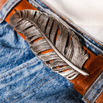 Load image into Gallery viewer, Feather Belt Buckle