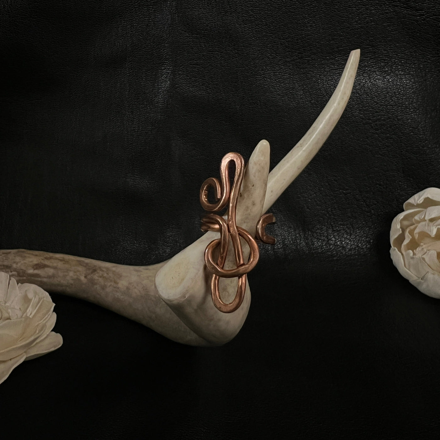 Copper Wind Whisp Ring #6
