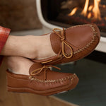 Load image into Gallery viewer, Sheepskin Moose Slipper
